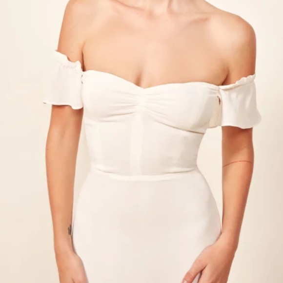 Reformation Brand New Ivory Butterfly Maxi Dress - Picture 4 of 5